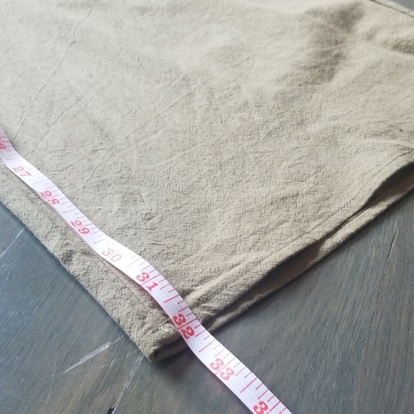 Green Linen Jumpsuit - Picture 4 of 6